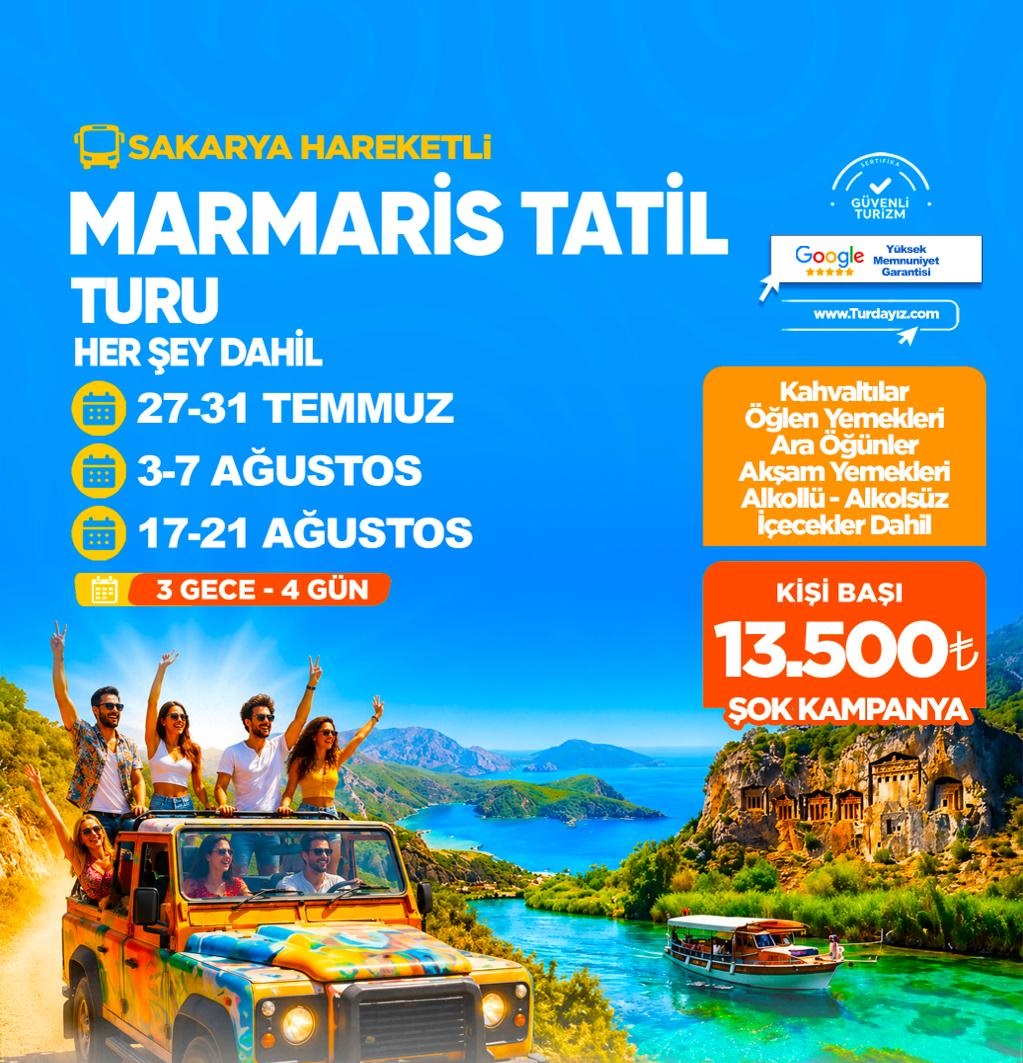 RÜYA GİBİ MARMARİS TATİL TURU