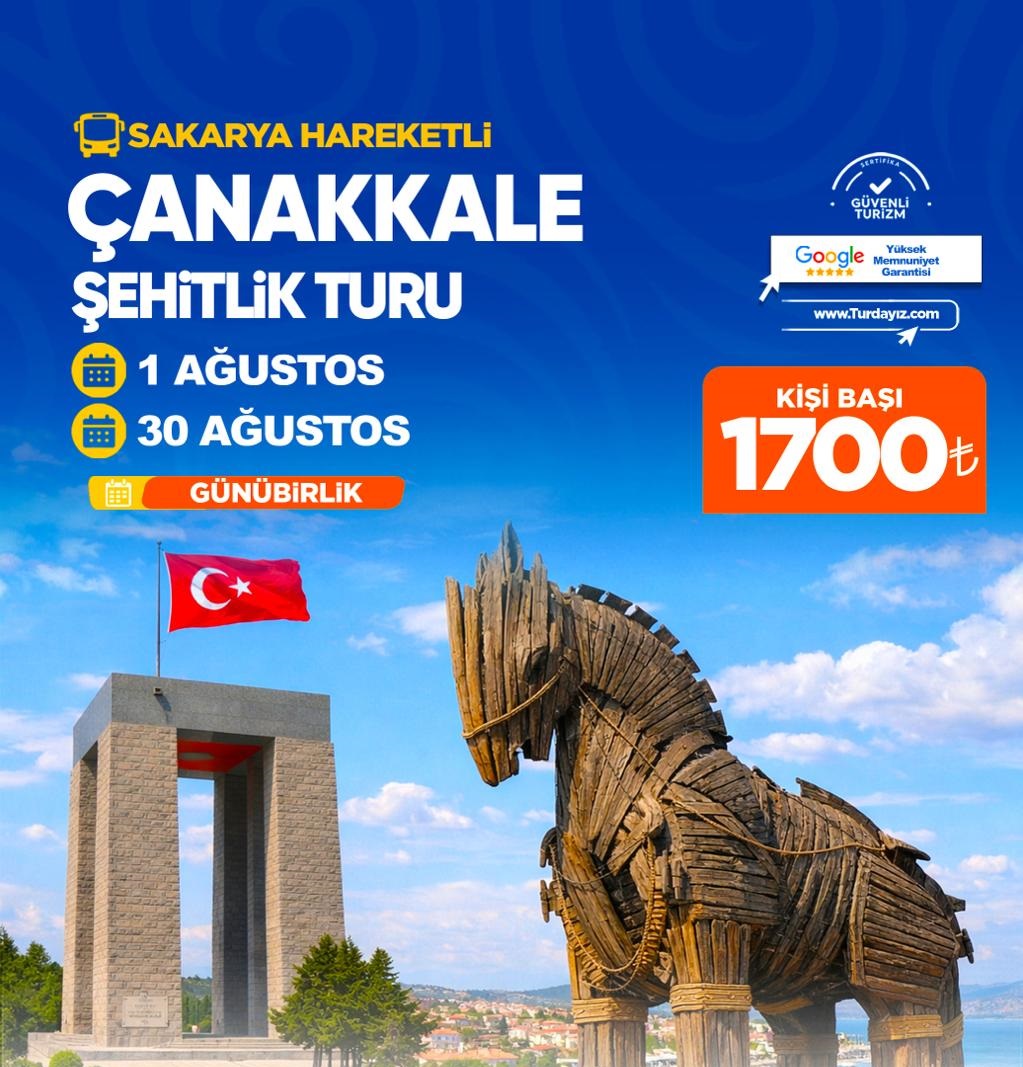 ÇANAKKALE ŞEHİTLİK TURU