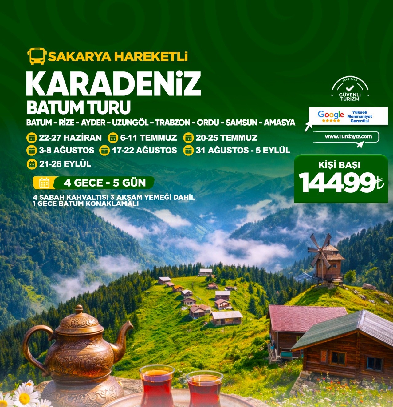 KARADENİZ & BATUM TURU