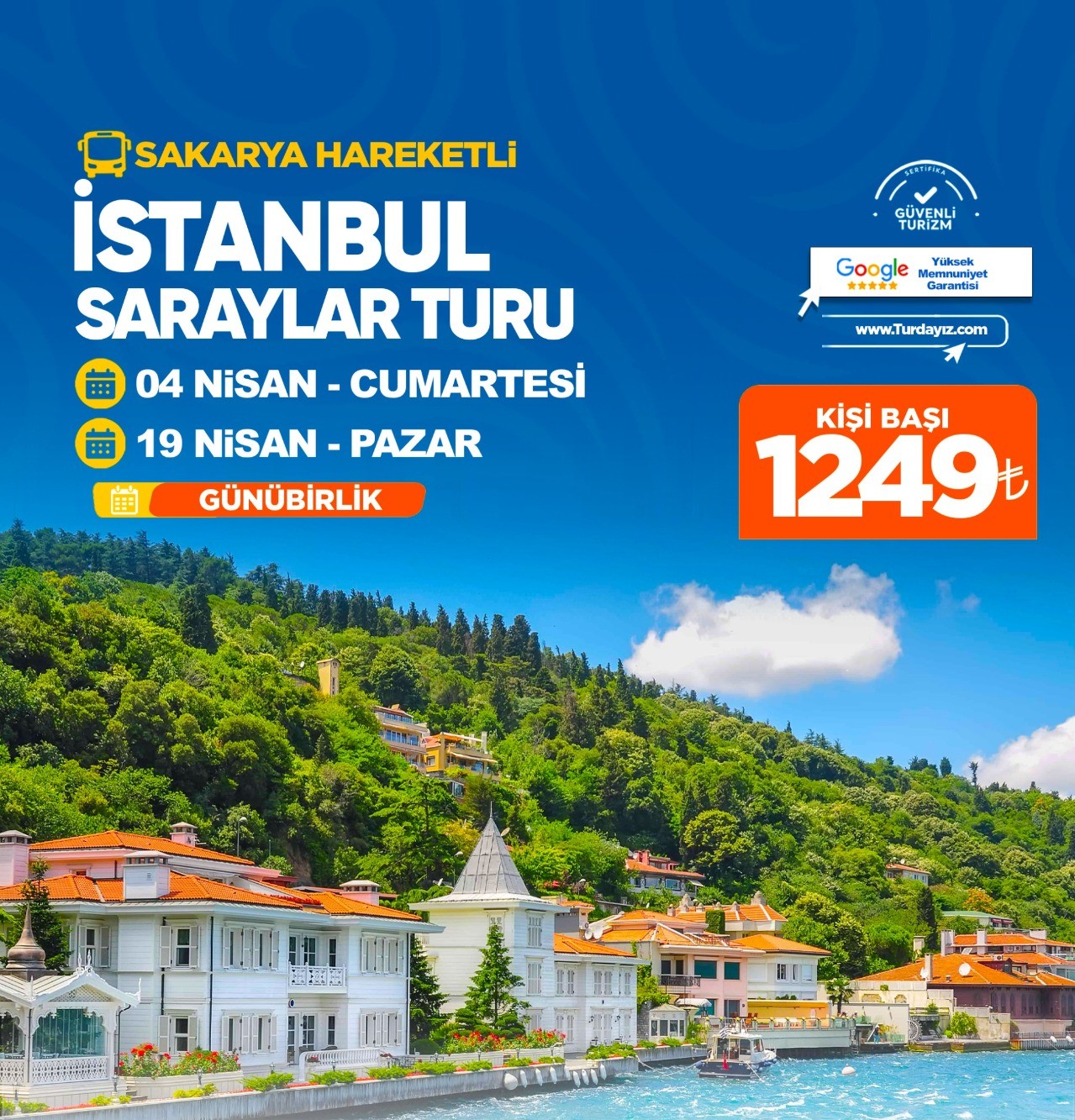 İSTANBUL SARAYLAR TURU