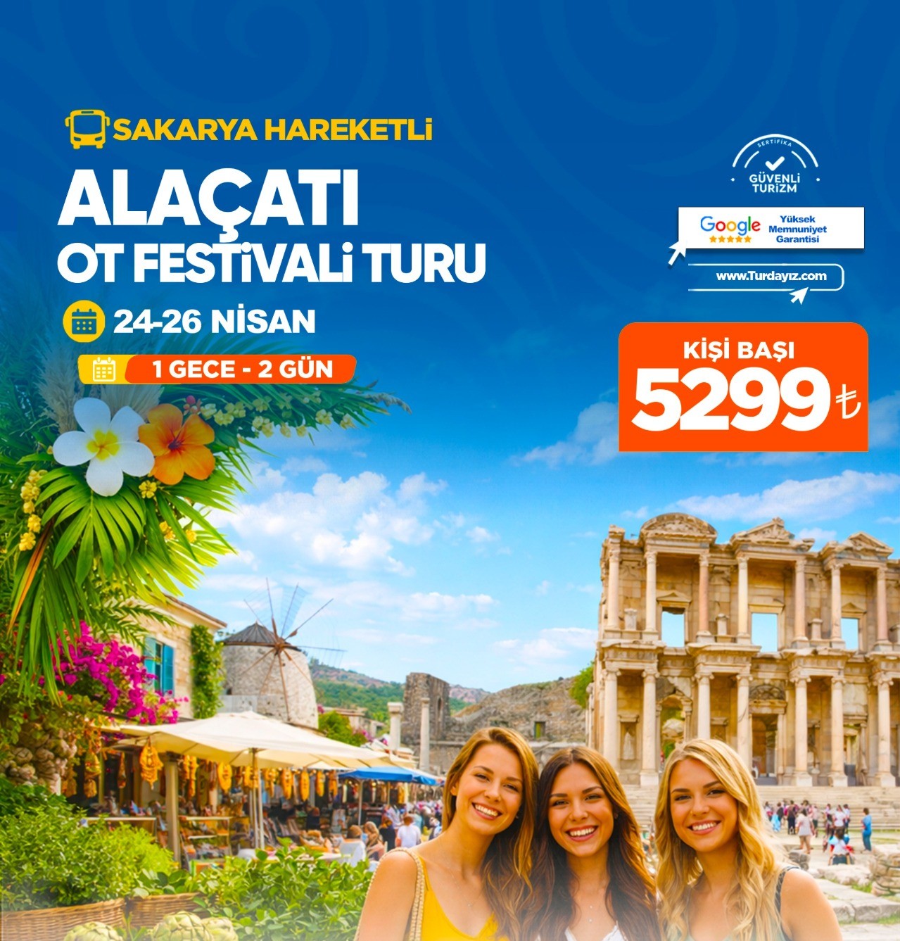 ALAÇATI OT FESTİVALİ TURU