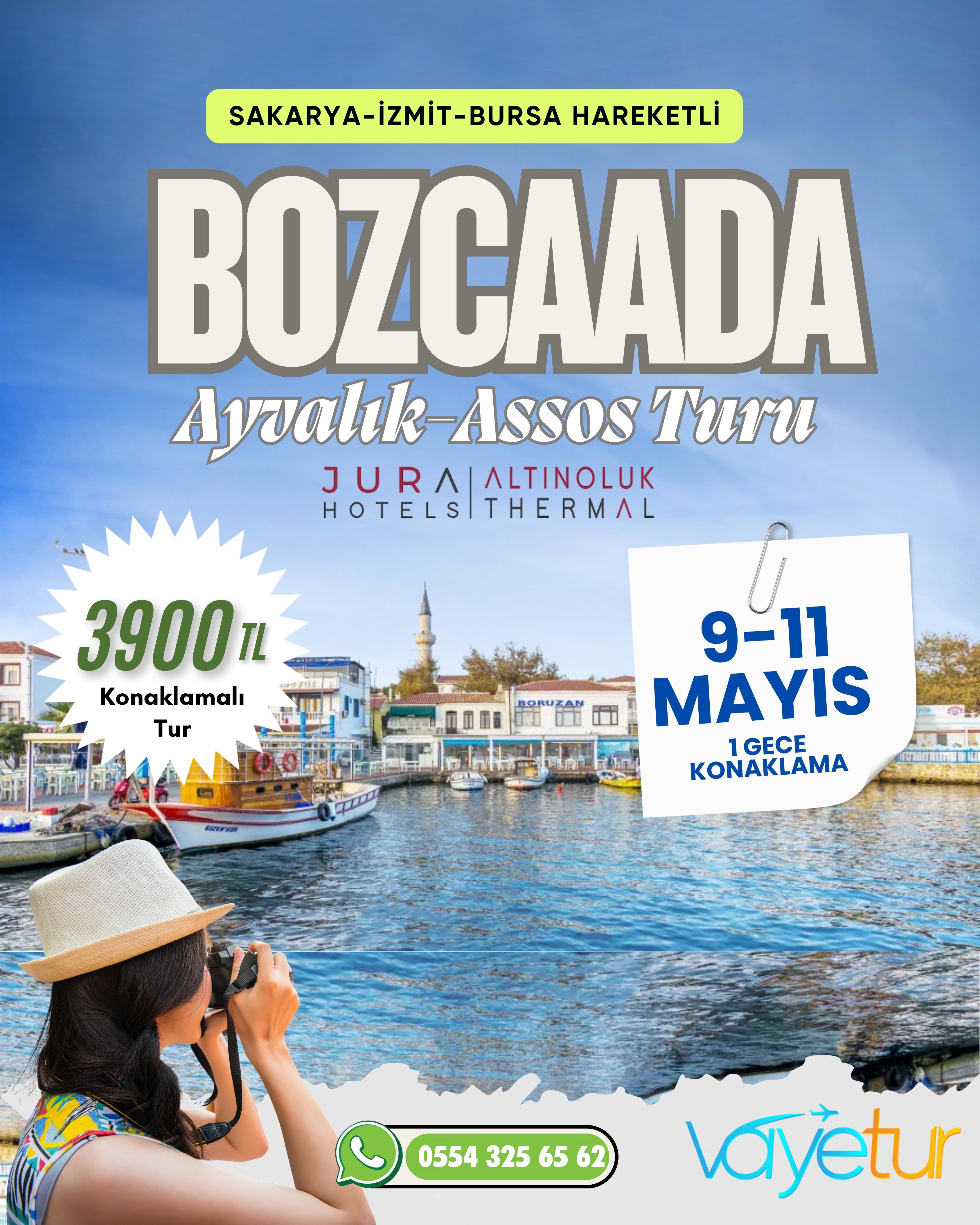 BOZCAADA- AYVALIK-ASSOS CUNDA TURU